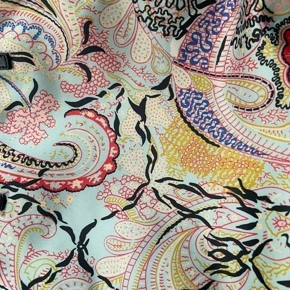 Etro Satin Paisley Handbag - Picture 10 of 12